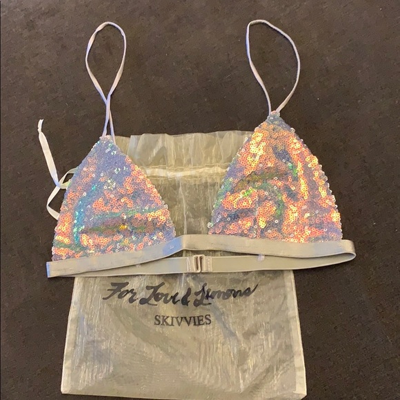 cosmo sequin triangle bra - Picture 6 of 6